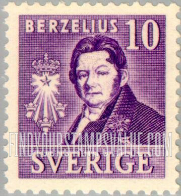 FindYourStampsValue: J. J. Berzelius