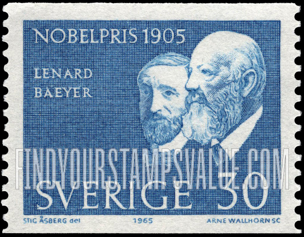 FindYourStampsValue: Philipp von Lenard, Adolf von Baeyer