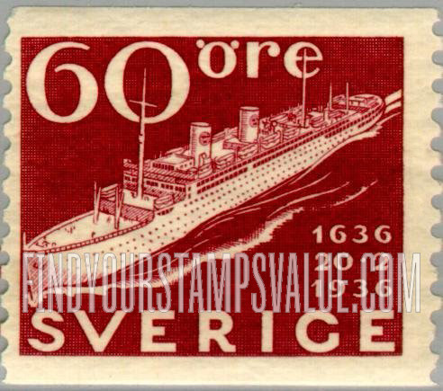 FindYourStampsValue: Modern Swedish Liner