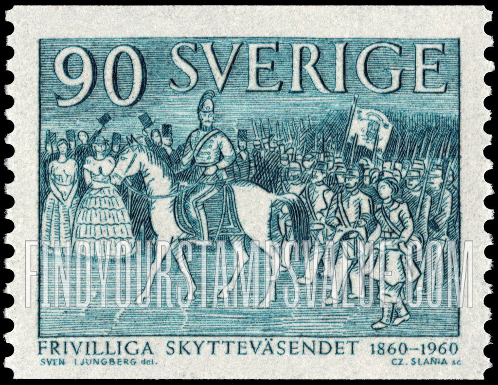 FindYourStampsValue: Parade of riflemen