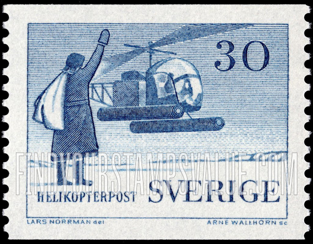 FindYourStampsValue: Helicopter Mail Service
