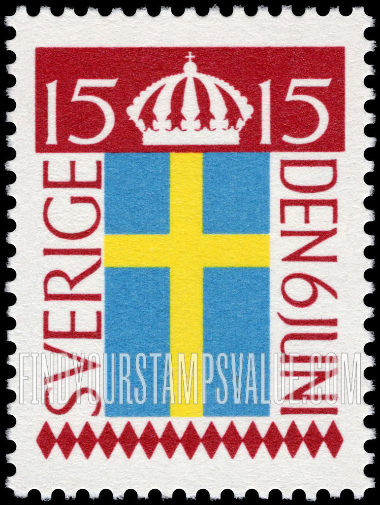 FindYourStampsValue: Crown and Flag