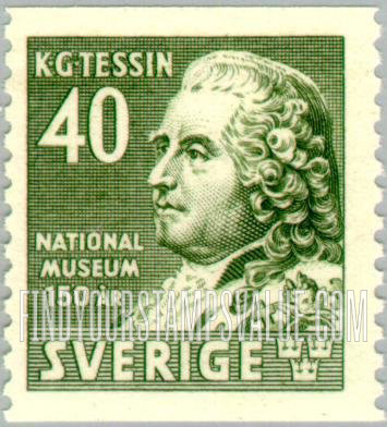 FindYourStampsValue: K. G. Tessin, Architect