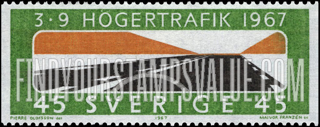 FindYourStampsValue: Right-hand Driving as Seen Through Windshield
