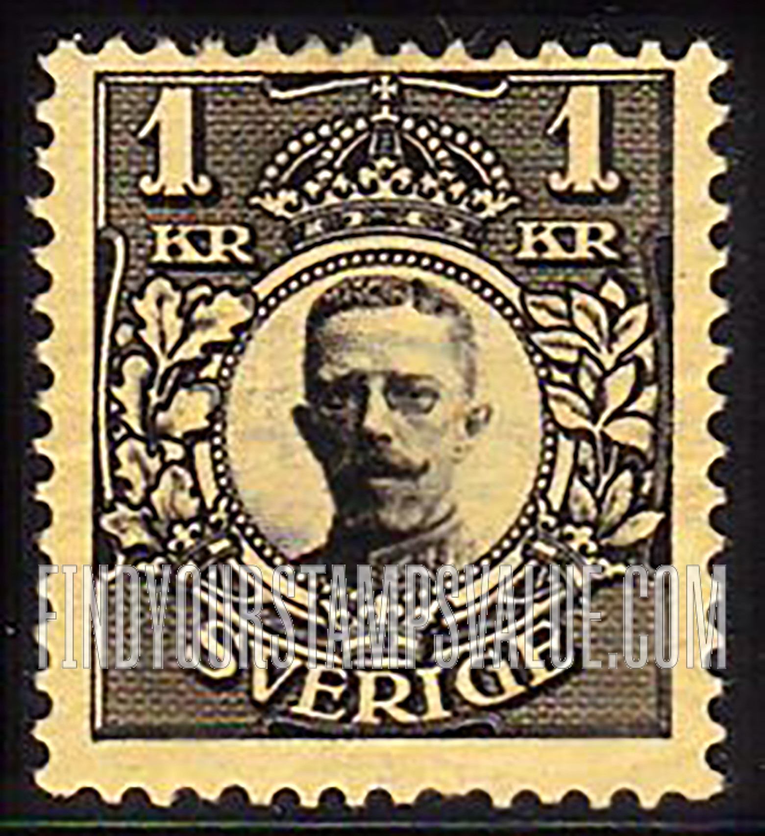 FindYourStampsValue: Gustaf V