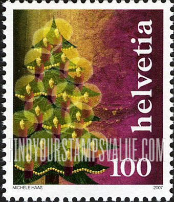 FindYourStampsValue: Federal Administration, Christmas: Christmas tree