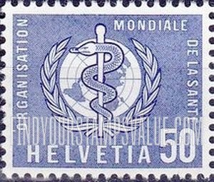 FindYourStampsValue: For The World Health Organization: WHO Emblem
