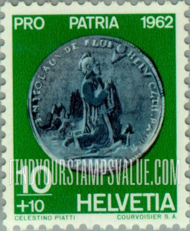 FindYourStampsValue: Semi-Postal: Half-Thaler, Obwalden, 1732