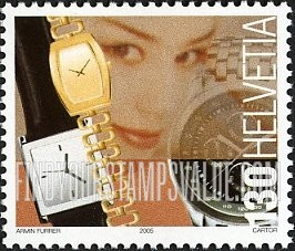 FindYourStampsValue: Federal Administration, Swiss Timepieces: Woman, wristwatches