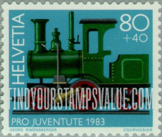 FindYourStampsValue: Semi-Postal, Antique Toys: Steam locomotive, 1900