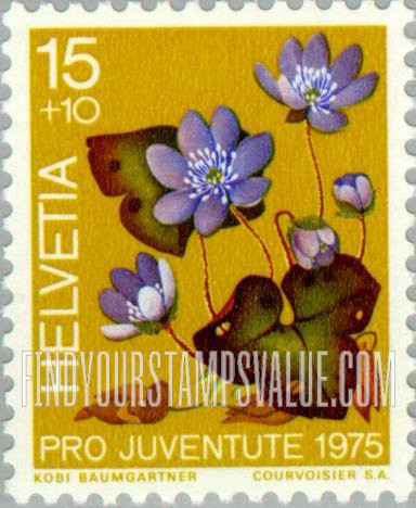 FindYourStampsValue: Semi-Postal: Hepatica