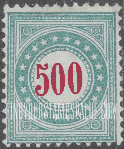 FindYourStampsValue: Postage Due: Numeral