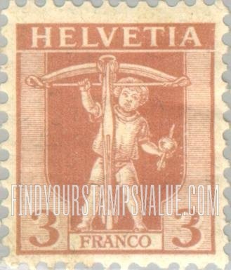 FindYourStampsValue: Federal Administration: William Tell's Son