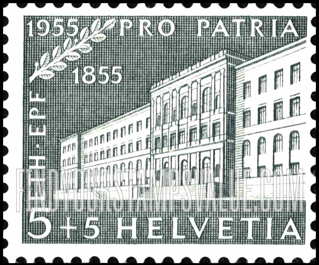 FindYourStampsValue: Semi-Postal: Federal Institute of Technology, Zurich