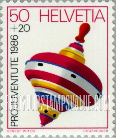 FindYourStampsValue: Semi-Postal, Children’s Toys: Top