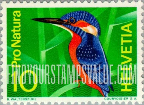 FindYourStampsValue: Federal Administration: European Kingfisher