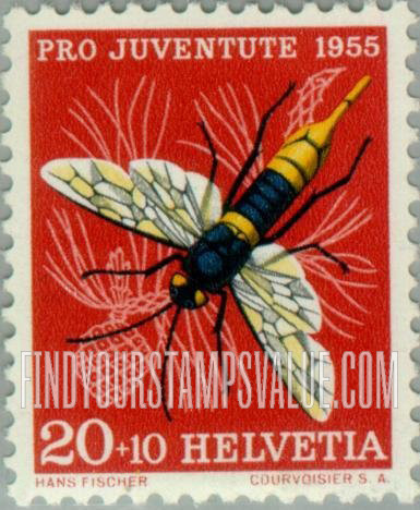 FindYourStampsValue: Semi-Postal, Insects: Great Horntail