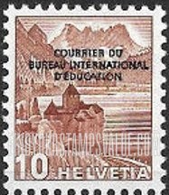 FindYourStampsValue: For The International Bureau of Education: Chillon Castle