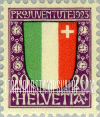 FindYourStampsValue: Semi-Postal: Neuchâtel