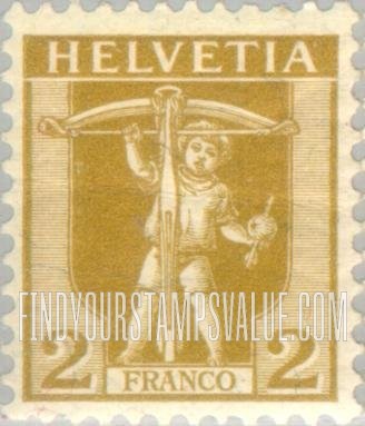 FindYourStampsValue: Federal Administration: William Tell's Son