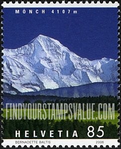 FindYourStampsValue: Federal Administration, Mountains: Monch