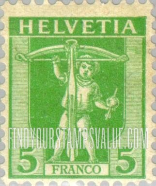 FindYourStampsValue: Federal Administration: William Tell's Son