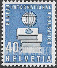 FindYourStampsValue: For The International Bureau of Education: Globe and Books