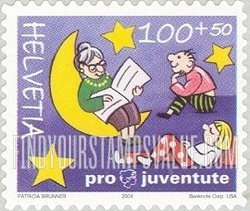 FindYourStampsValue: Semi-Postal, Rights of the Child: Child, elderly man and woman