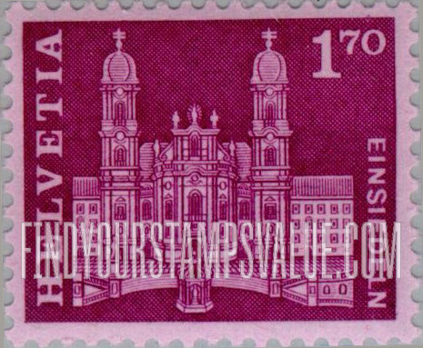 FindYourStampsValue: Federal Administration: Church, Einsiedeln