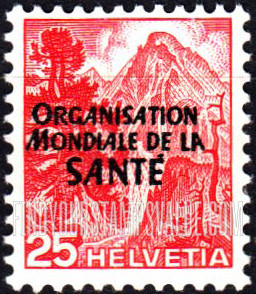 FindYourStampsValue: For The World Health Organization: Grisons National Park