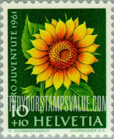 FindYourStampsValue: Semi-Postal: Sunflower
