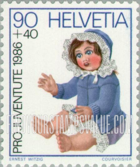 FindYourStampsValue: Semi-Postal, Children’s Toys: Doll