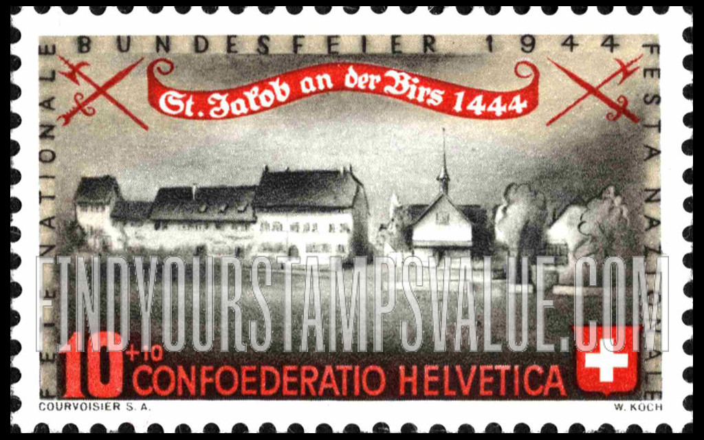 FindYourStampsValue: Semi-Postal: St. Jacob