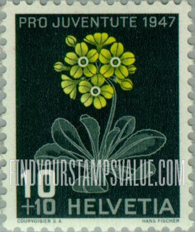 FindYourStampsValue: Semi-Postal: Alpine Primrose