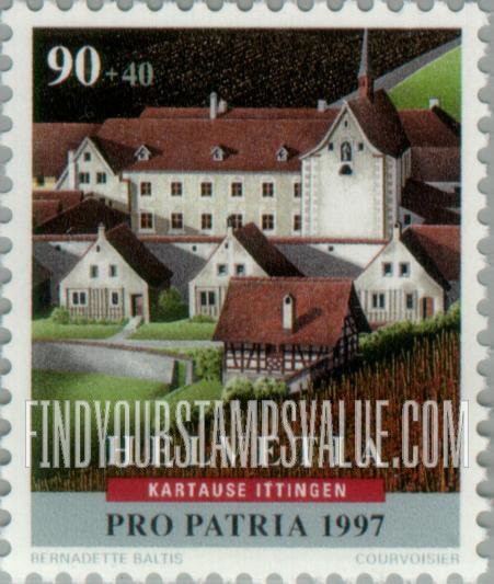 FindYourStampsValue: Semi-Postal: Ittingen Charterhouse, Thurgau