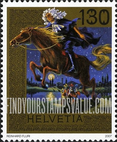 FindYourStampsValue: Federal Administration, Legends: The Judge of Bellinzona