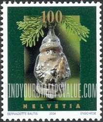 FindYourStampsValue: Federal Administration, Christmas Ornaments: Santa Claus