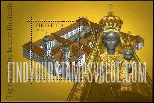 FindYourStampsValue: Federal Administration: Einsiedeln Abbey