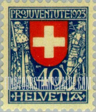 FindYourStampsValue: Semi-Postal: Switzerland