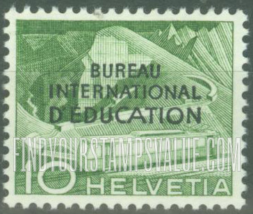 FindYourStampsValue: For The International Bureau of Education: Mountain Railway