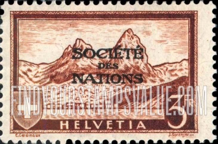 FindYourStampsValue: For The League of Nations: The Mythen