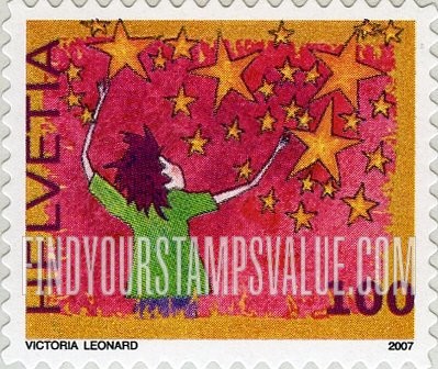 FindYourStampsValue: Federal Administration, Congratulations: Boy and stars