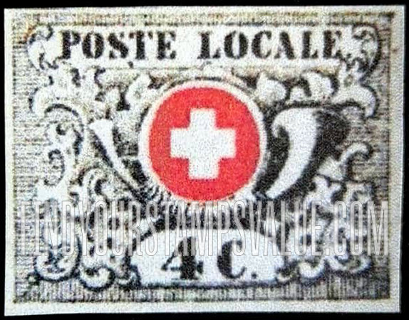 FindYourStampsValue: Cantonal Administration, Geneva: Coat of Arms