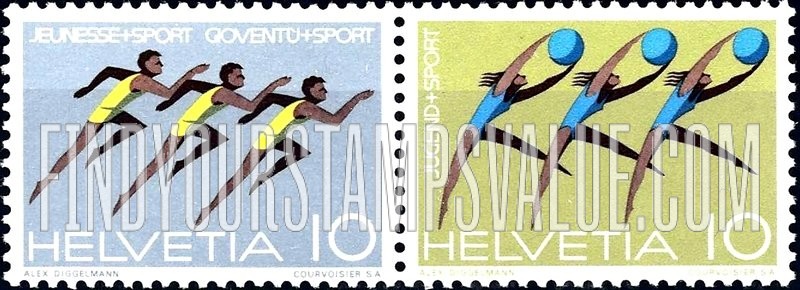 FindYourStampsValue: Federal Administration: Gymnastic Trio, Runners (men)