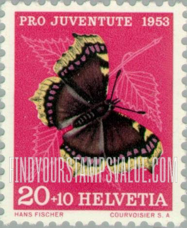 FindYourStampsValue: Semi-Postal: Camberwell beauty butterfly