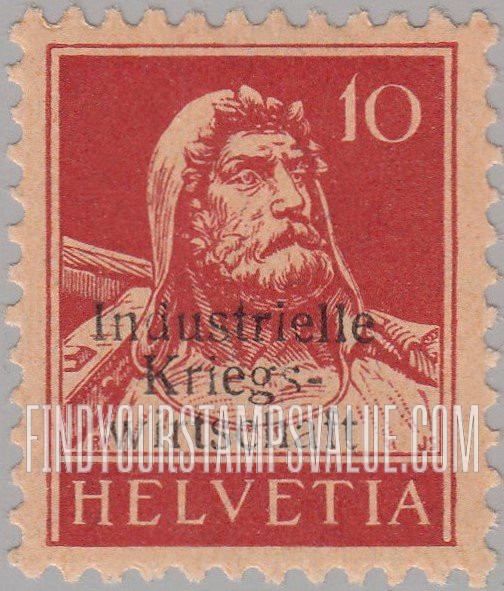 FindYourStampsValue: For The War Board of Trade: William Tell