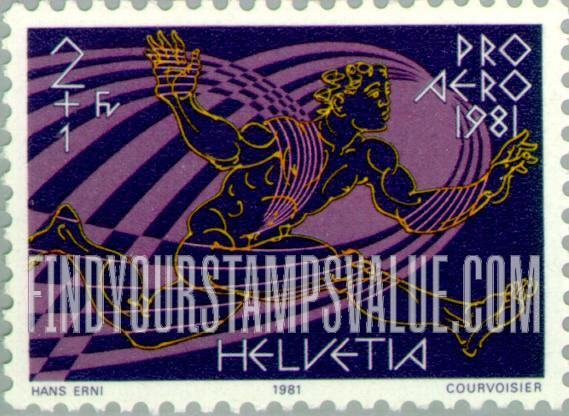 FindYourStampsValue: Semi-Postal: Icarus in Flight