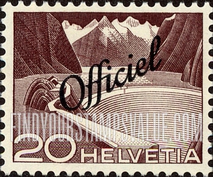 FindYourStampsValue: Official, For General Use: Reservoir, Grimsel