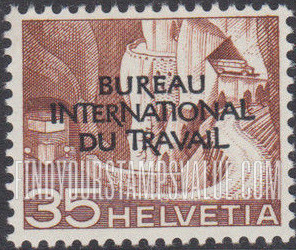 FindYourStampsValue: For The International Labor Bureau: Alpine Postal Road