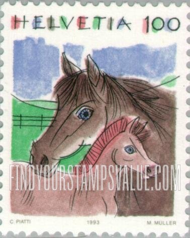 FindYourStampsValue: Federal Administration, Animals: Horses
